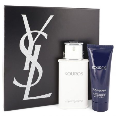 KOUROS by Yves Saint Laurent Gift Set — 100ml Eau De Toilette Spray + 100ml Shower Gel for Men by 