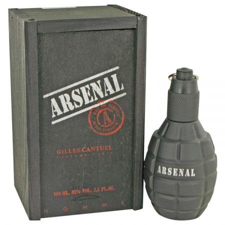 Arsenal Black by Gilles Cantuel Eau De Parfum Spray 100ml for Men by 
