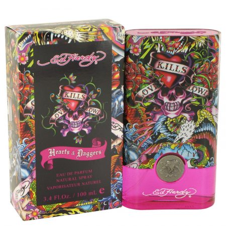 Ed Hardy Hearts & Daggers by Christian Audigier Eau De Parfum Spray 100ml for Women by 