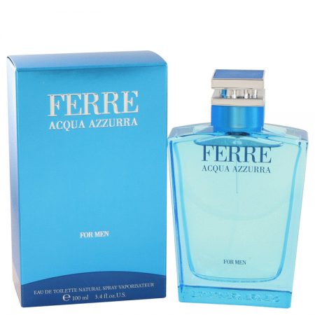 Ferre Acqua Azzurra by Gianfranco Ferre Eau De Toilette Spray 100ml for Men by 