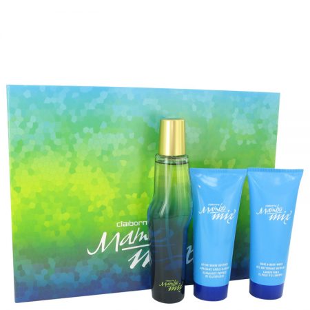 Mambo Mix by Liz Claiborne Gift Set — 100ml Eau De Cologne Spray + 100ml After Shave Soother + 100ml Shower Gel for Men by 