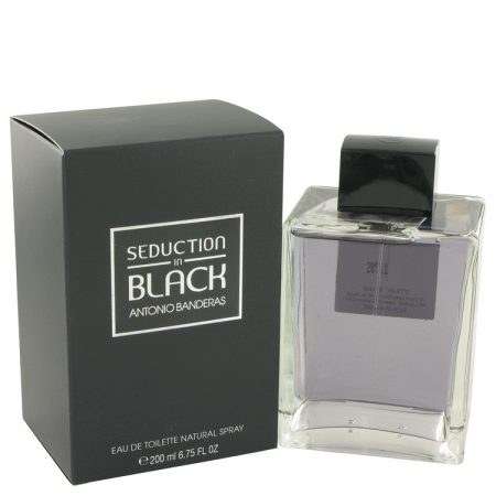 Seduction In Black by Antonio Banderas Eau De Toilette Spray 200ml for Men by 