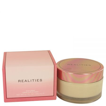 Realities (New) by Liz Claiborne Body Cream Glass Jar 200ml for Women by 
