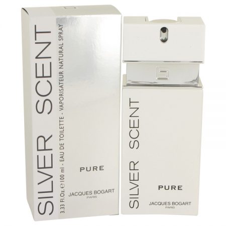 Silver Scent Pure by Jacques Bogart Eau De Toilette Spray 100ml for Men by 