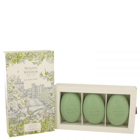 Lily of the Valley (Woods of Windsor) by Woods of Windsor Three 75ml Luxury Soaps 75ml for Women by 