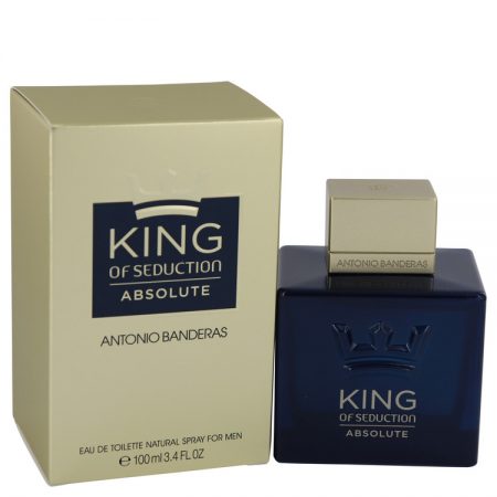 King of Seduction Absolute by Antonio Banderas Eau De Toilette Spray 100ml for Men by 