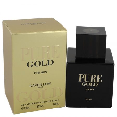 Pure Gold by Karen Low Eau De Toilette Spray 100ml for Men by 