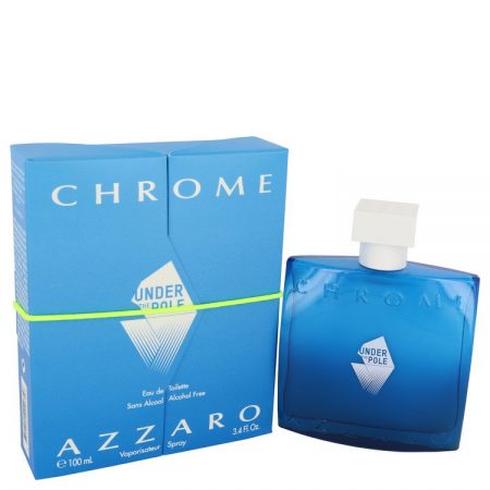 Chrome Under The Pole by Azzaro Eau De Toilette Spray (Alcohol Free) 100ml for Men by 