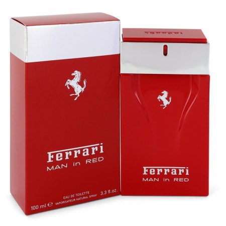 Ferrari Man In Red by Ferrari Eau De Toilette Spray 100ml for Men by 
