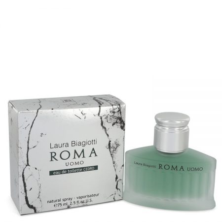 Roma Uomo Cedro by Laura Biagiotti Eau De Toilette Spray 75ml for Men by 