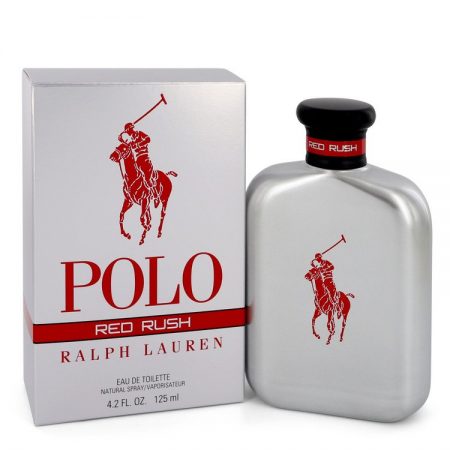 Polo Red Rush by Ralph Lauren Eau De Toilette Spray 125ml for Men by 