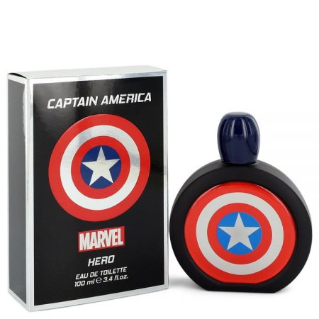 Captain America Hero by Marvel Eau De Toilette Spray 100ml for Men by 