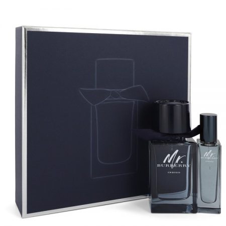 Mr Burberry Indigo by Burberry Gift Set — 3000ml Eau De Toilette Spray + 30ml Eau De Toilette Spray for Men by 