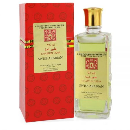 Khairun Lana by Swiss Arabian Concentrated Perfume Oil Free From Alcohol (Unisex) 100ml for Women by 