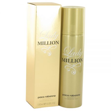 Lady Million by Paco Rabanne Deodorant Spray 150ml for Women by 