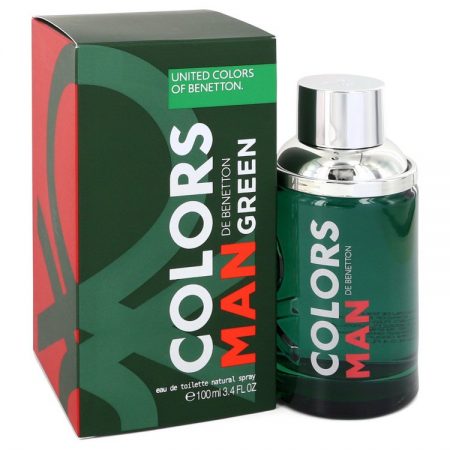 Colors De Benetton Green by Benetton Eau De Toilette Spray 100ml for Men by 