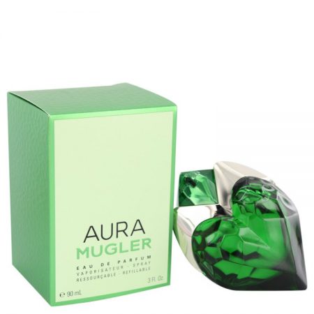 Mugler Aura by Thierry Mugler Eau De Parfum Spray Refillable (unboxed) 90ml for Women by 