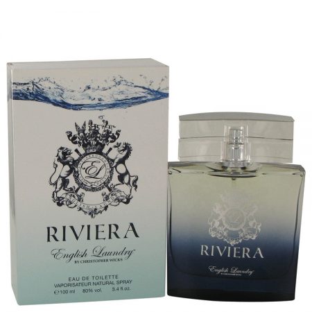 Riviera by English Laundry Gift Set — Gift Set includes Notting Hill, Riviera, Oxford Bleu, and Arrogant, all in 9.5ml Mini EDP Sprays for Men by 