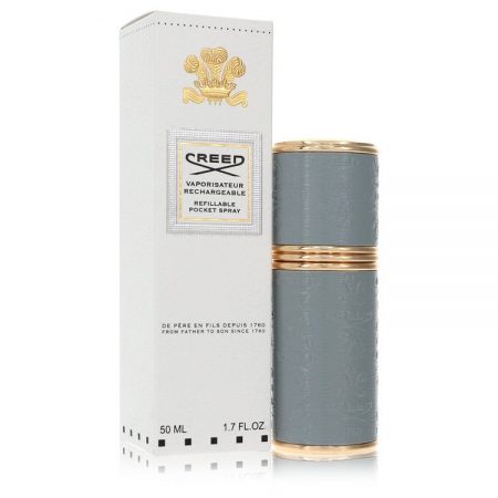 Refillable Pocket Spray by Creed Refillable Perfume Atomizer (Unisex) 50ml for Men by 