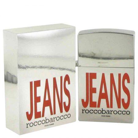 ROCCOBAROCCO Silver Jeans by Roccobarocco Eau De Toilette Spray (new packaging )unboxed 75ml for Women by 