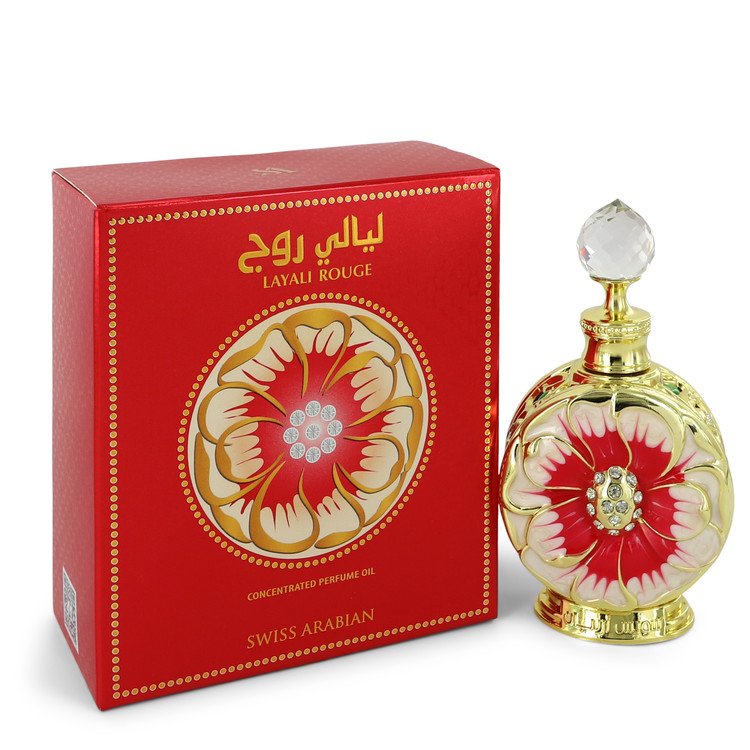 Swiss Arabian Layali Rouge by Swiss Arabian Concentrated Perfume Oil (unboxed) 9.5ml for Women
